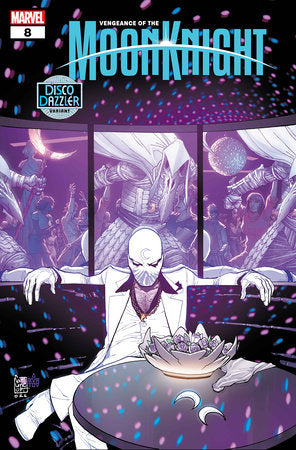 VENGEANCE OF THE MOON KNIGHT #8 GIUSEPPE CAMUNCOLI DISCO DAZZLER VARIANT 08/14/2024