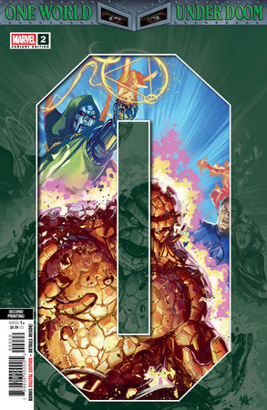 ONE WORLD UNDER DOOM #2 BEN HARVEY 2ND PRINTING VARIANT 07/16/2025