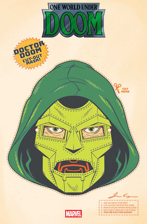 ONE WORLD UNDER DOOM #7 RETRO HALLOWEEN MASK VARIANT 09/10/2025