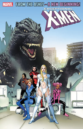 EXCEPTIONAL X-MEN #1 LEINIL YU GODZILLA VARIANT 09/04/2024