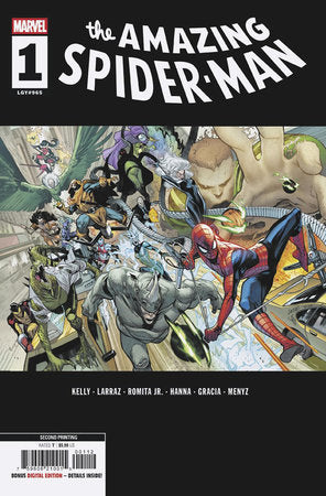AMAZING SPIDER-MAN #1 PEPE LARRAZ 2ND PRINTING VARIANT (5/21/25)
