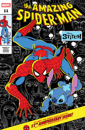 AMAZING SPIDER-MAN #11 LUCIANO VECCHIO DISNEY STITCH VARIANT09/03/2025