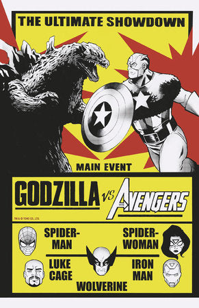 GODZILLA VS. AVENGERS #1 LEE GARBETT VERSUS VARIANT 06/18/2025