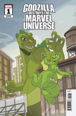 GODZILLA DESTROYS THE MARVEL UNIVERSE #1 SEAN GALLOWAY ANIMATION VARIANT 07/16/2025