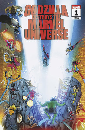 GODZILLA DESTROYS THE MARVEL UNIVERSE #1 JAVIER GARRON VARIANT 07/16/2026
