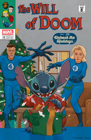 THE WILL OF DOOM #1 PHIL NOTO DISNEY STITCH UNLEASH THE HOLIDAYS VARIANT 12/24/2025