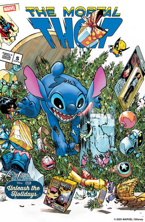 THOR #5 HUMBERTO RAMOS DISNEY STITCH UNLEASH THE HOLIDAYS VARIANT 12/17/2025