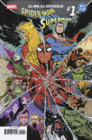 MARVEL/DC: SPIDER-MAN/SUPERMAN #1 SANFORD GREENE HOMAGE VARIANT 04/22/2026