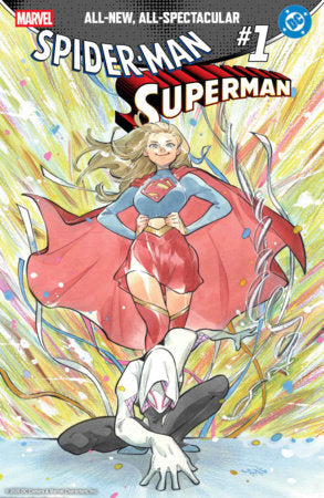 MARVEL/DC: SPIDER-MAN/SUPERMAN #1 PEACH MOMOKO VARIANT 04/22/2026