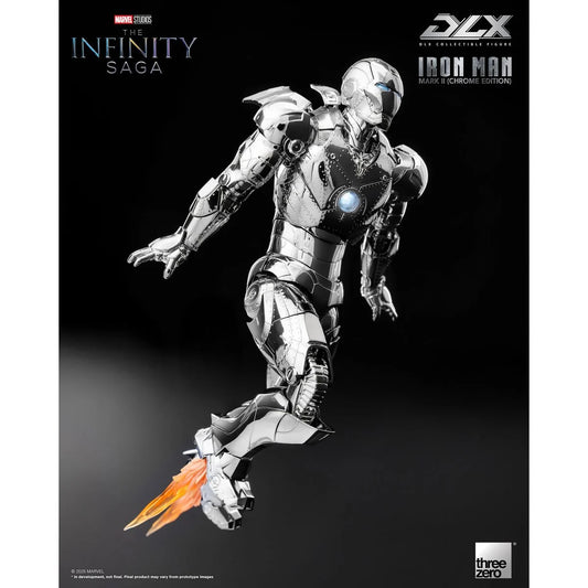 Marvel Studios: The Infinity Saga Iron Man Mark 2 Chrome Edition DLX Threezero Action Figure