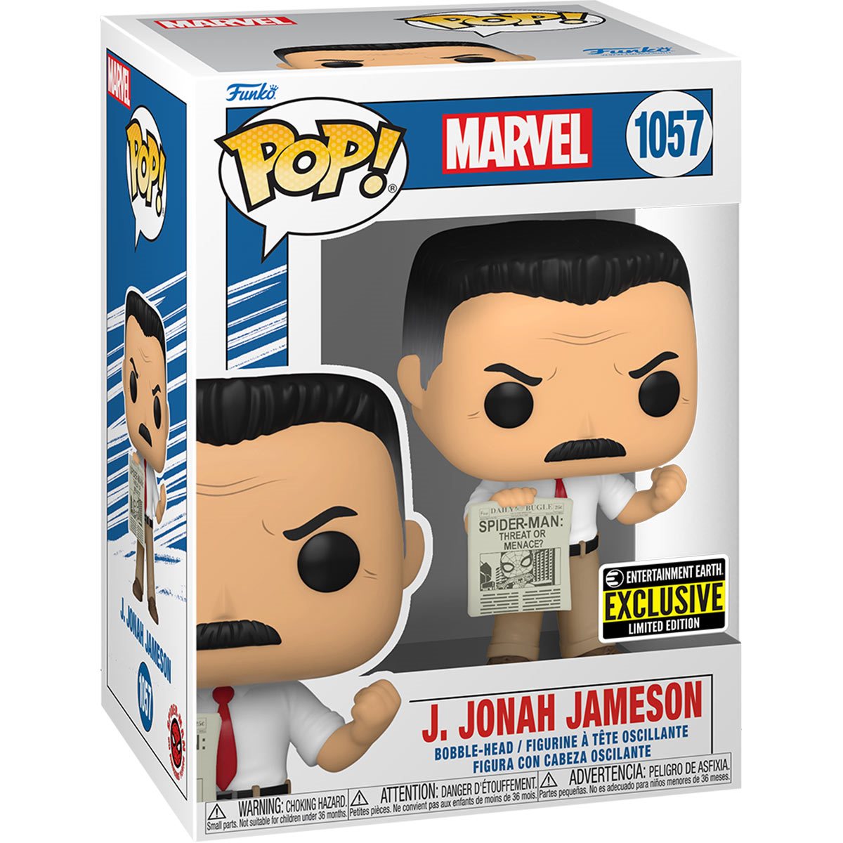 Funko Pop! Spider-Man J. Jonah Jameson Funko Pop! Vinyl Figure - Entertainment Earth Exclusive