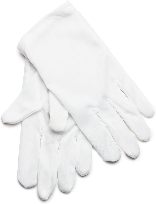 Wrist Length Gloves - Child - White