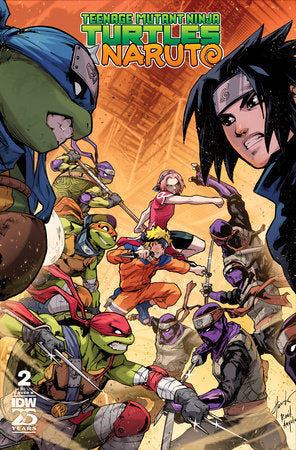 Teenage Mutant Ninja Turtles x Naruto #2 Variant B (Prasetya) 1/22/25