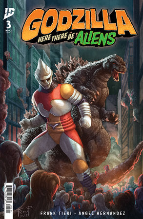 Godzilla: Here There Be Aliens #3 Cover A (Pe) 08/13/2025
