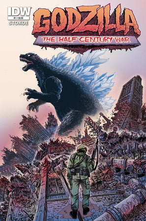 Godzilla 70th Anniversary Foil Classics: Godzilla: The Half-Century War #1 Cover A (Stokoe) 06/25/2025