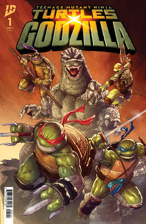 Teenage Mutant Ninja Turtles x Godzilla #1 Cover A (Pe) 11/12/2025