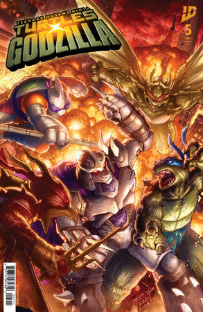 Teenage Mutant Ninja Turtles x Godzilla #5 Cover A (Pe) 04/01/2026