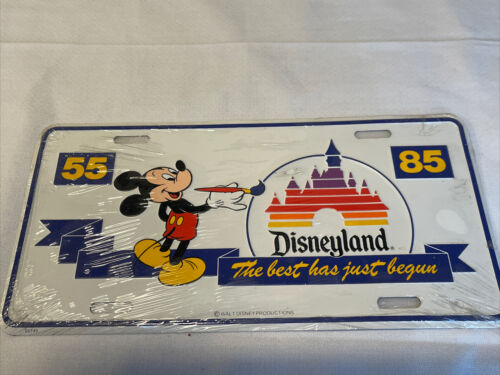 1985 Placa de matrícula del 30 aniversario de DISNEYLAND