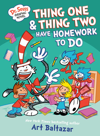 Dr. Seuss Graphic Novel: Thing One and Thing Two Have Homework to Do HC 2025