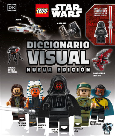 LEGO Star Wars Diccionario visual: Nueva edición (Visual Dictionary Updated Edition) Con una minifigura exclusiva de LEGO Star Wars Hardcover 2024