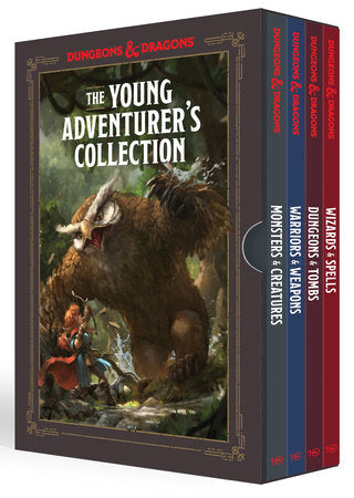 The Young Adventurer's Collection Box Set 1 [Dungeons & Dragons 4 Books] Monsters & Creatures, Warriors & Weapons, Dungeons & Tombs, and Wizards & Spells 2020
