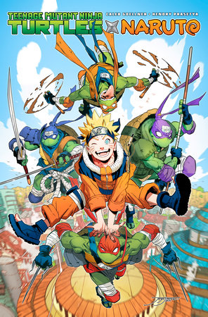 Teenage Mutant Ninja Turtles x Naruto TP Hendry Prasetya Cover 2025