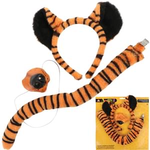 ANIMAL KIT TIGER (EARS, TAIL, NOSE)