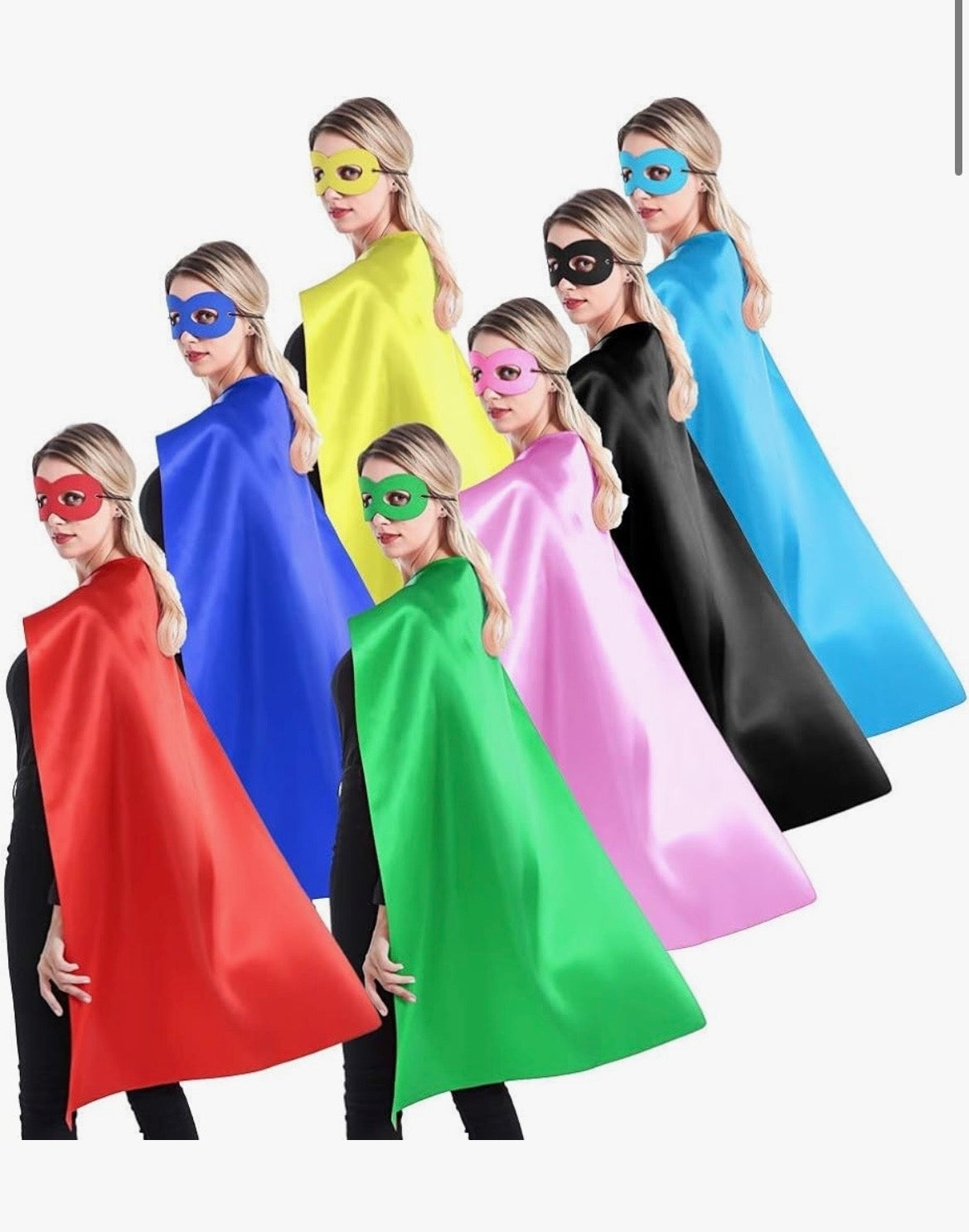 Superhero Cape and Mask Set