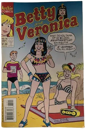 Comic book cover for  featuring Betty and Veronica #79