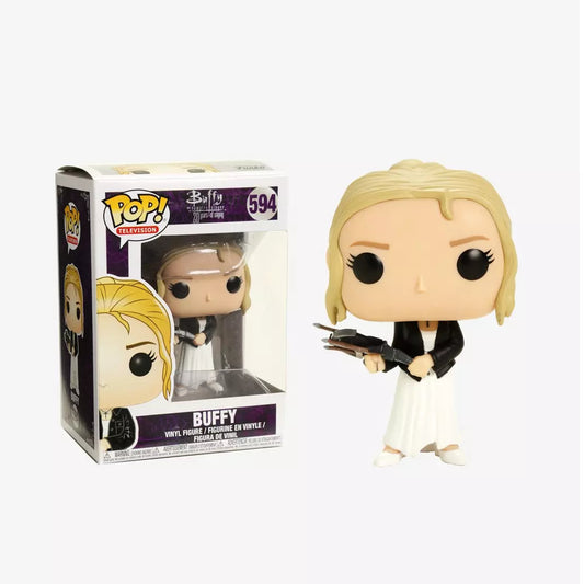 Funko Pop! vinyl figure of Buffy with packaging on a white background