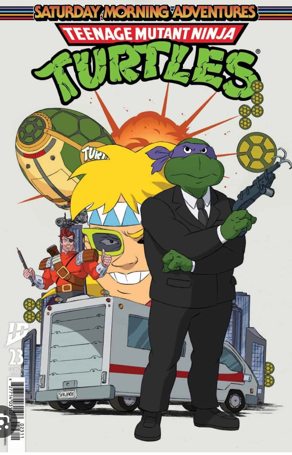 Teenage Mutant Ninja Turtles: Saturday Morning Adventures #23 Cover A (Schoening) (3/26/25)
