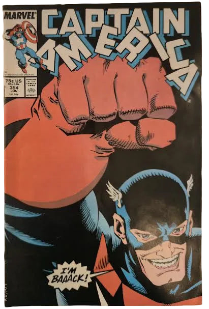 Captain America # 354 1989 VF Vintage Comic