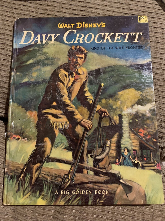 Walt Disney’s Davy Crocket-A Big Golden Book-1955