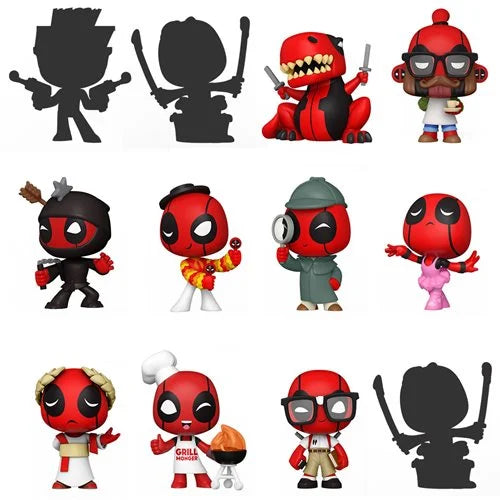 Deadpool 30th Mystery Minis Mini-Figure Display Case Funko Deadpool Mini-Figures