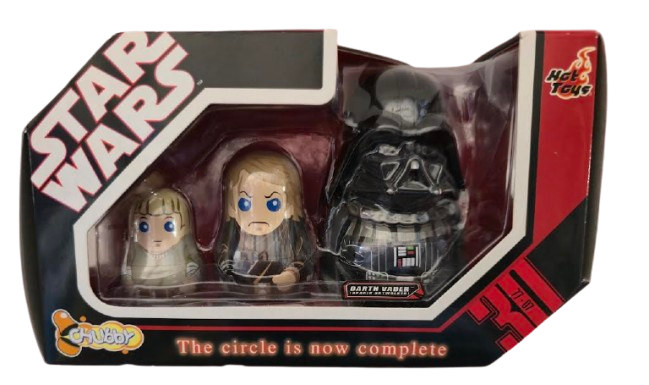Star Wars Chubby Series 1 Darth Vader Nesting Action Figures Hot Toys 2007