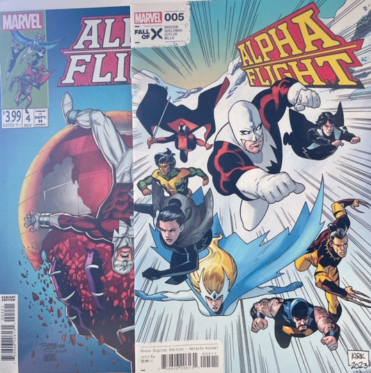 ALPHA FLIGHT 4 RON LIM HOMAGE VARIANT & #5  (COMIC COLLECTION)