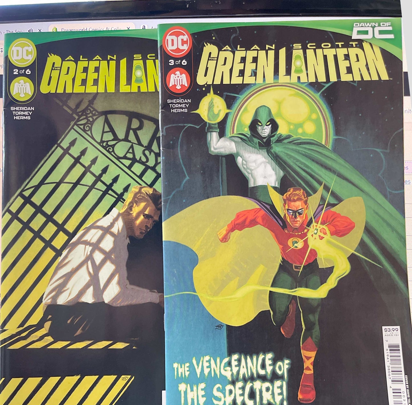 ALAN SCOTT THE GREEN LANTERN #2 & #3 12/2023