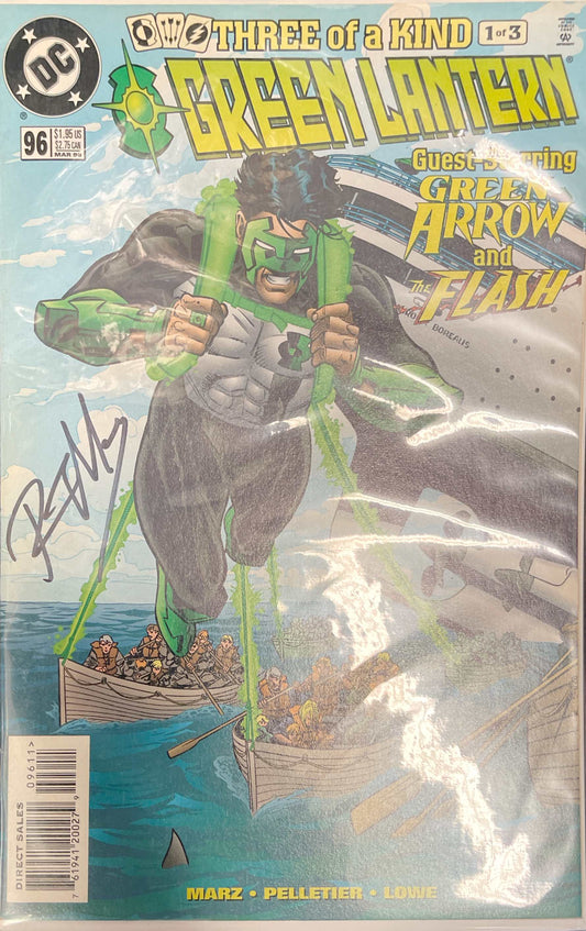 Green Lantern (1990 3rd Series DC) #96 1990 SIGNED by WRITER