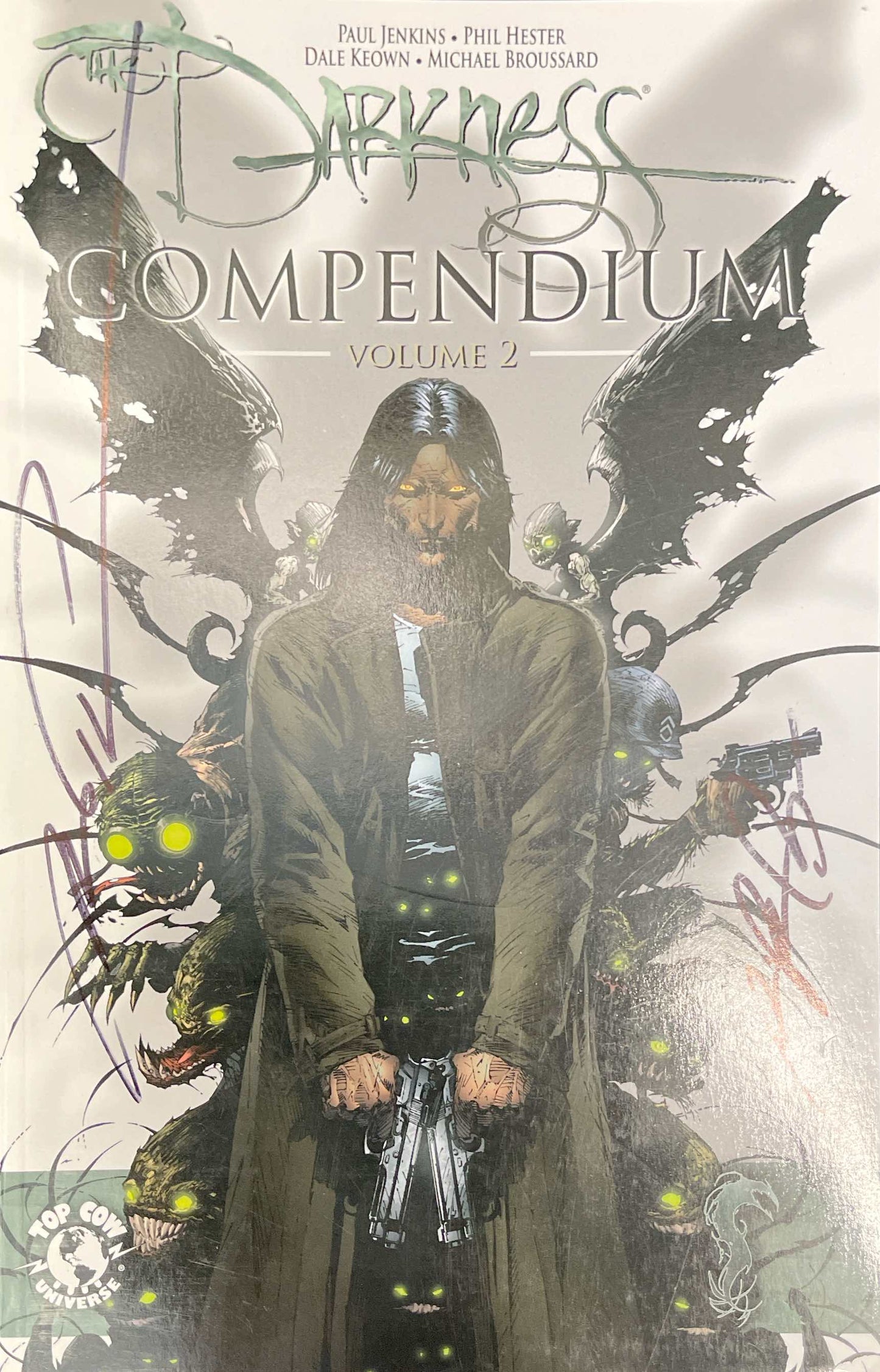 The Darkness Compendium Volume 2 Paperback   - SIGNED by Marc Silvestri  (USED)