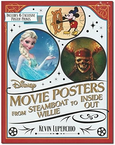 Carteles de películas de Disney: De Steamboat Willie a Inside Out (USADOS)