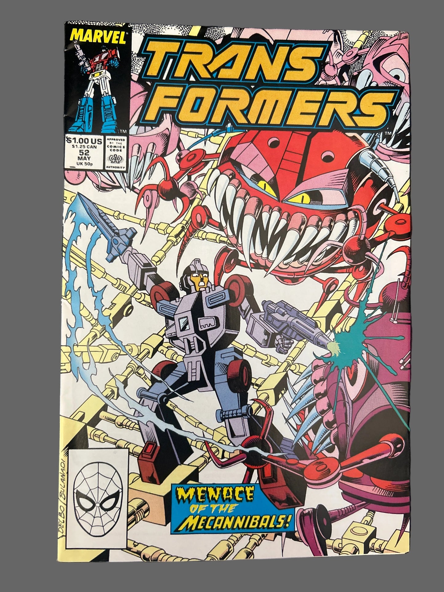 Transformers #52 Menace of the Meccanibals (1989)