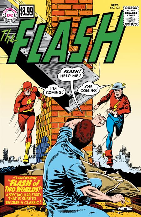 FLASH #123 FACSIMILE EDITION CVR A CARMINE INFANTINO & MURPHY ANDERSON 01/23/2024