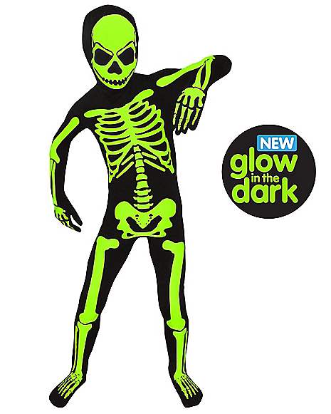 MORPHSUIT NIÑO GLOW SKELETON GRANDE