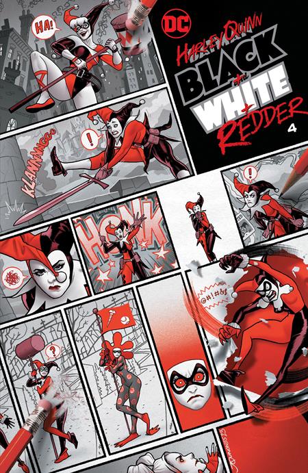 HARLEY QUINN BLACK WHITE REDDER #4 (OF 6) CVR A JOE QUINONES 17.10.23