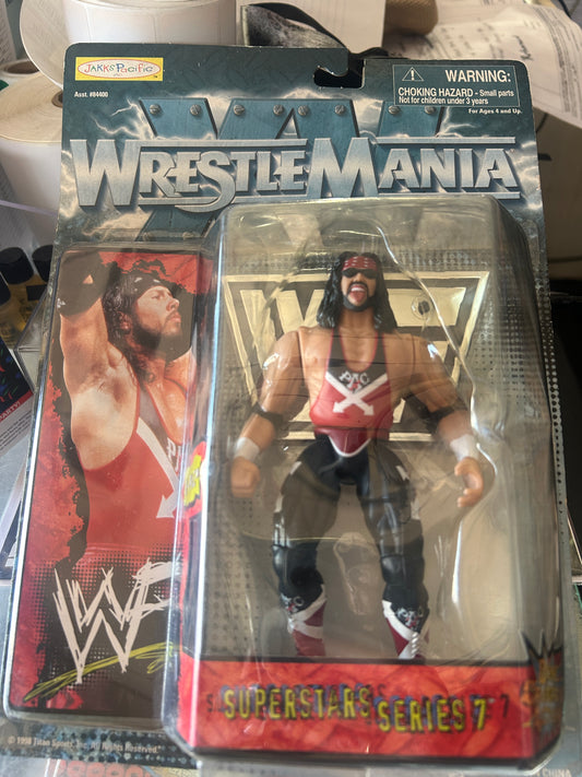 WWE WrestleMania SUPERSTARS SERIES 7 X-PAC Action Figure 1998 Jakks Pacific