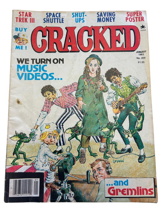 Cracked #209 1985 VG Vintage Magazine