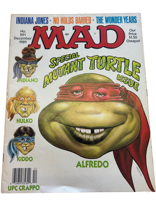 Mad Magazine #291 Special Mutant Ninja Turtle Alfredo (December 1989)