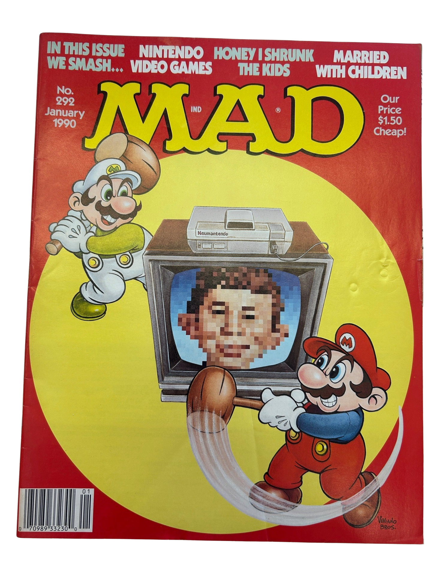 Mad Magazine #292 1990 VF Vintage Magazine