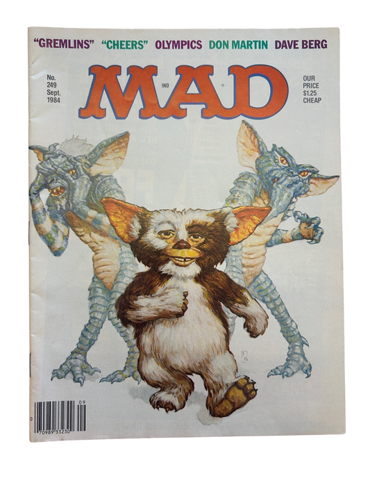 Mad Magazine #249 Gremlins, Cheers, Olympics Cover (September 1984)