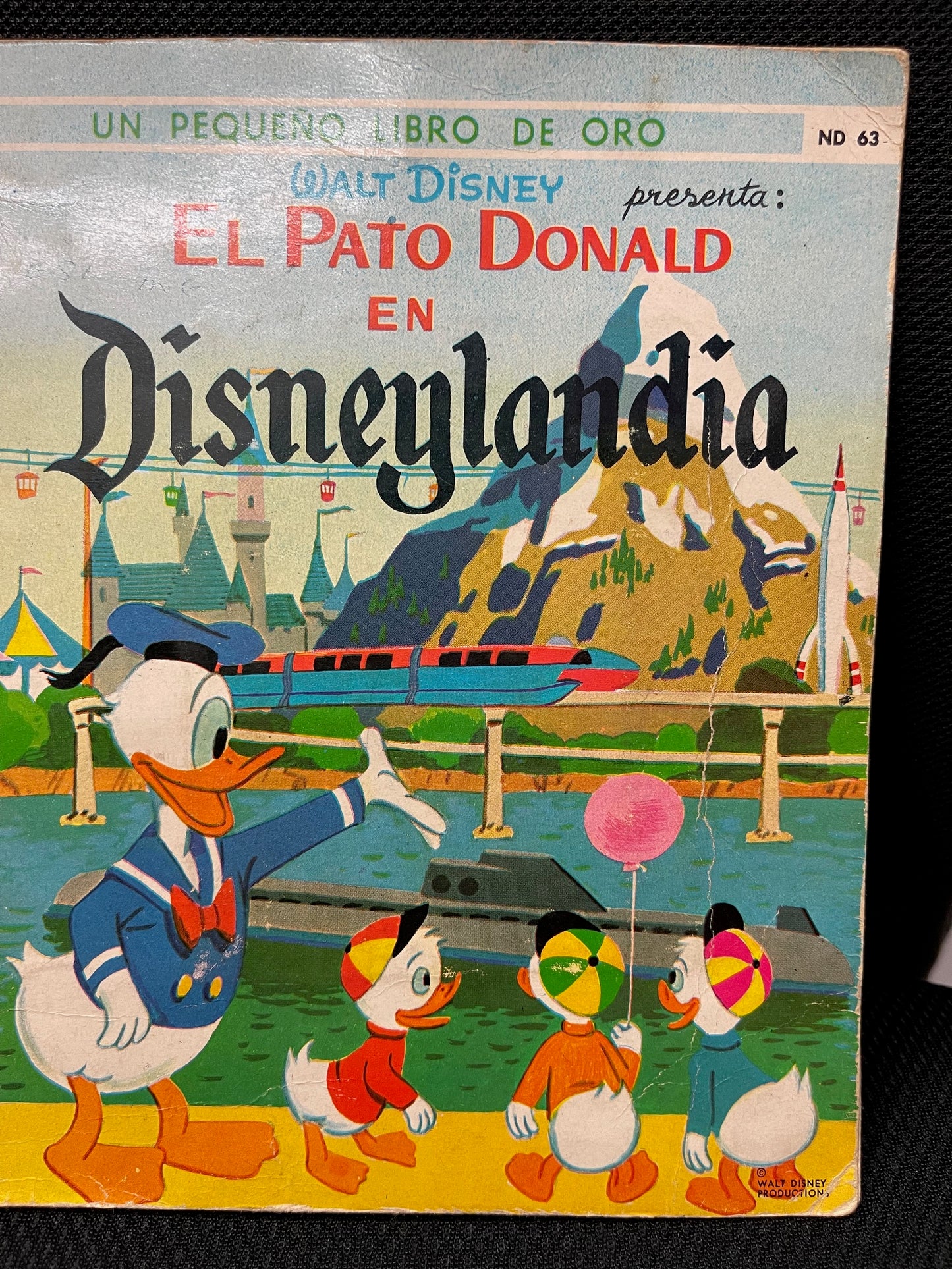 el pato donald en disneylandia 1967 book